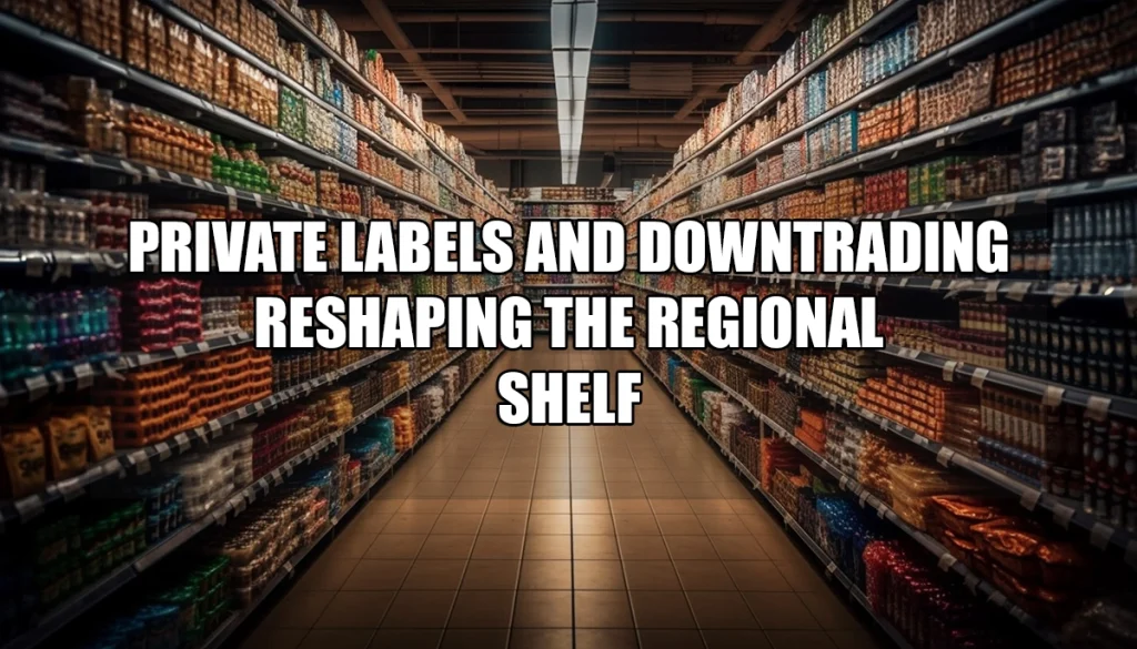 Private Labels and Strategic Downtrading: Reshaping the Regional Shelf.